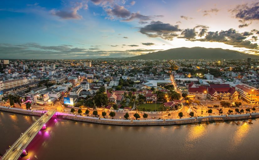 view of the city from a bird's-eye view, Forex4you opened office in Chiang Mai, Thailand